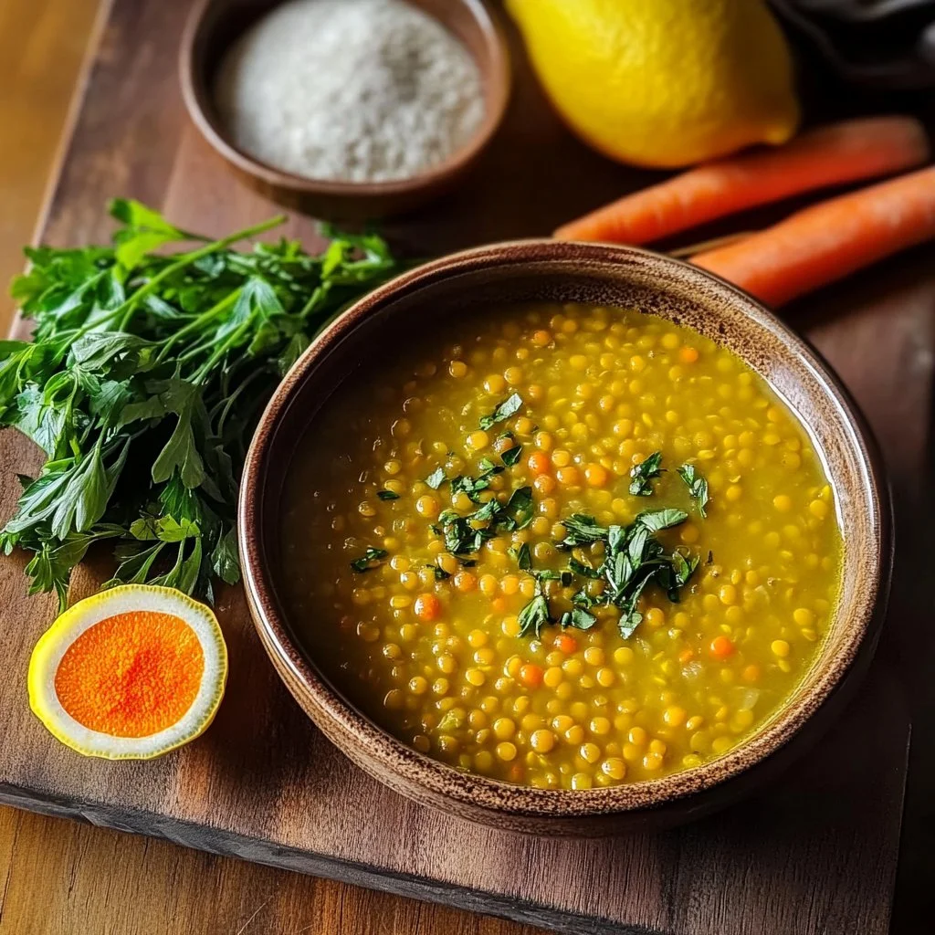 Golden Lemon Lentil Soup