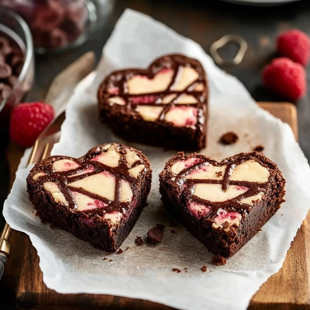 Heart Shaped Brownies