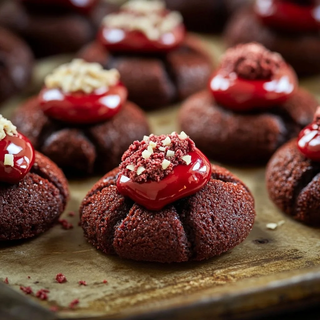 Hershey's Red Velvet Blossoms