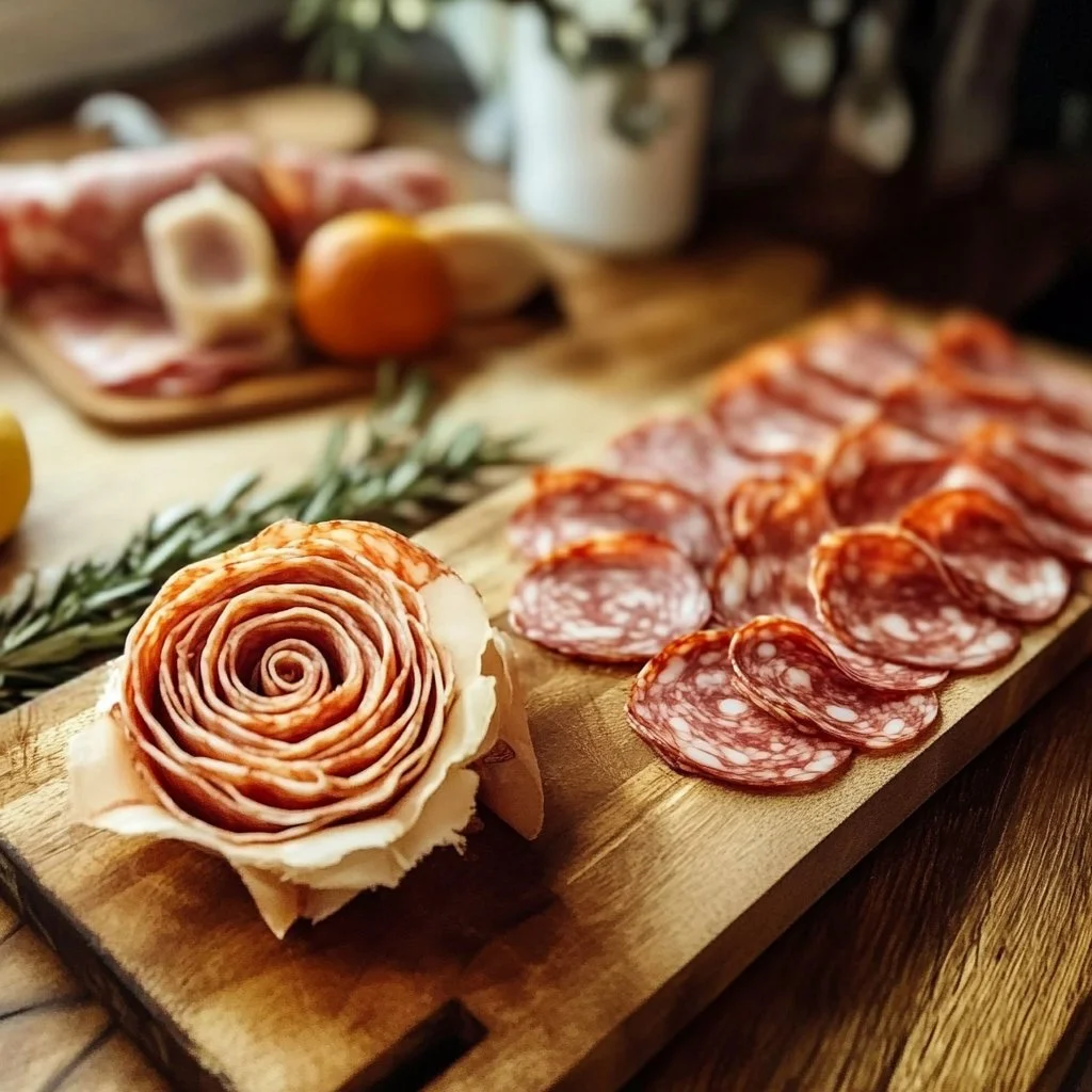 How to Make Charcuterie Roses