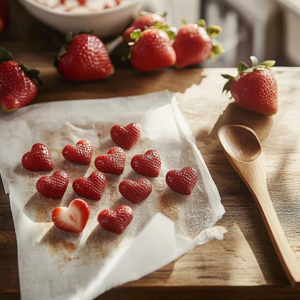 How to Make Strawberry Hearts