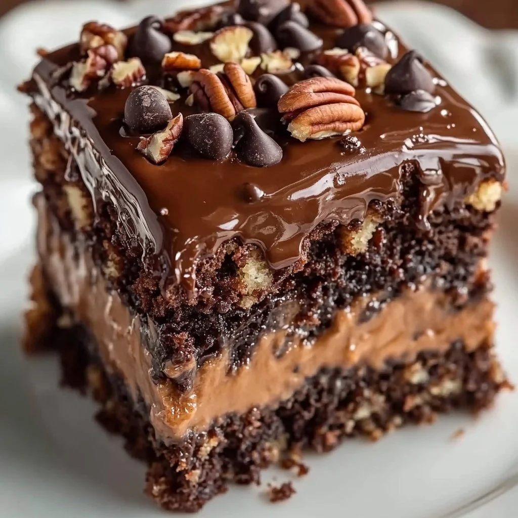 Irresistible German Chocolate Poke Cake