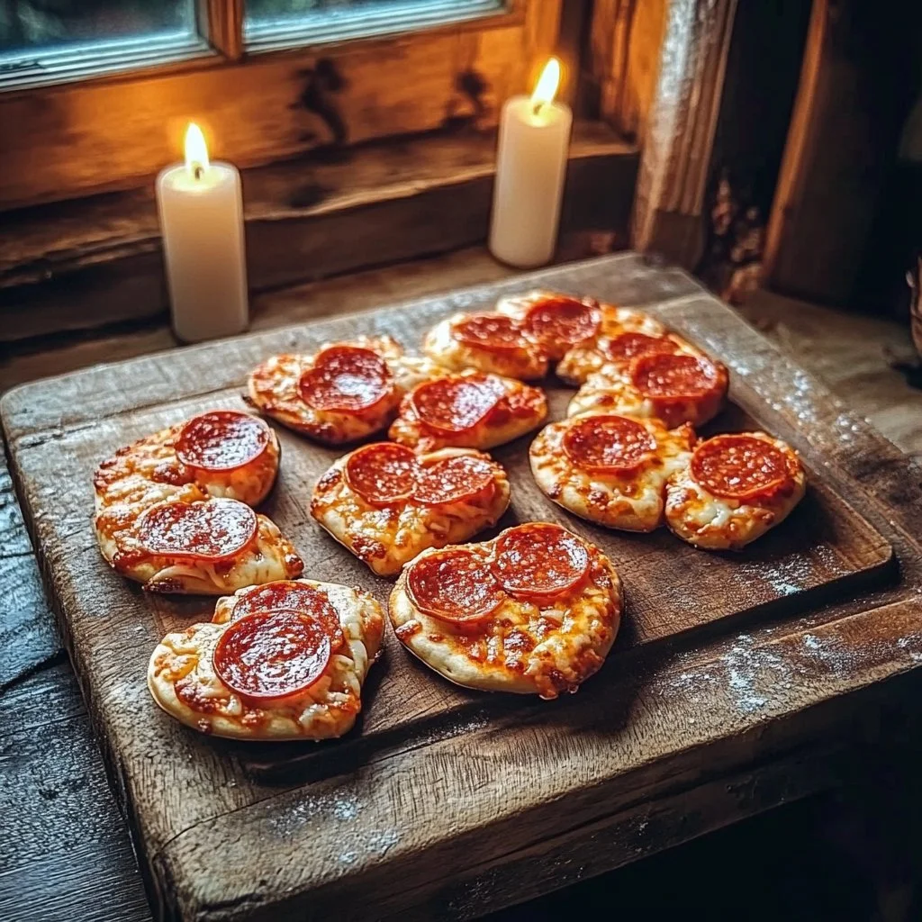 Mini Heart-Shaped Pizzas: The Perfect Valentine's Day Treat