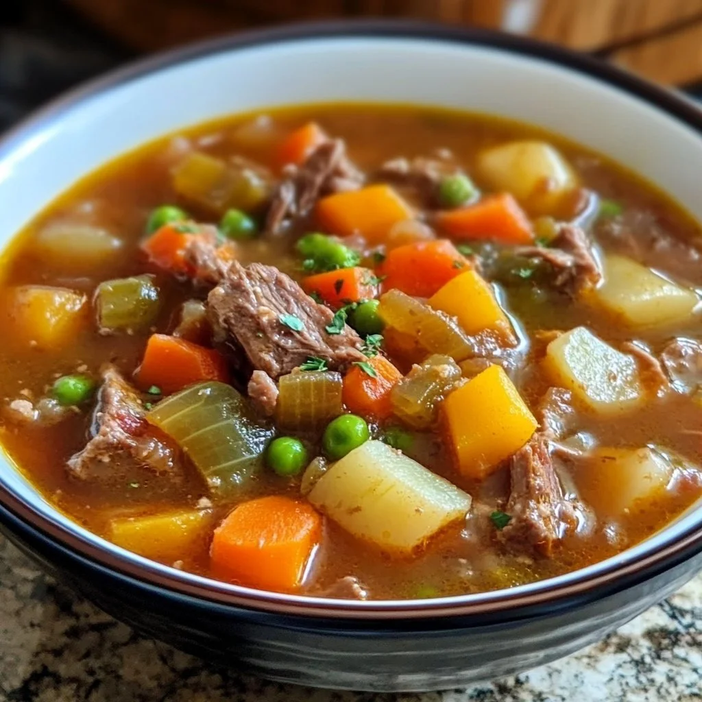 My Mom's Old-Fashioned Vegetable Beef Soup