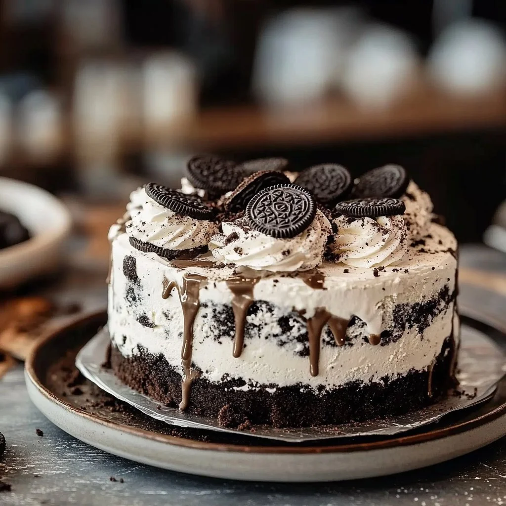 Oreo Cookie Ice Cream Cake