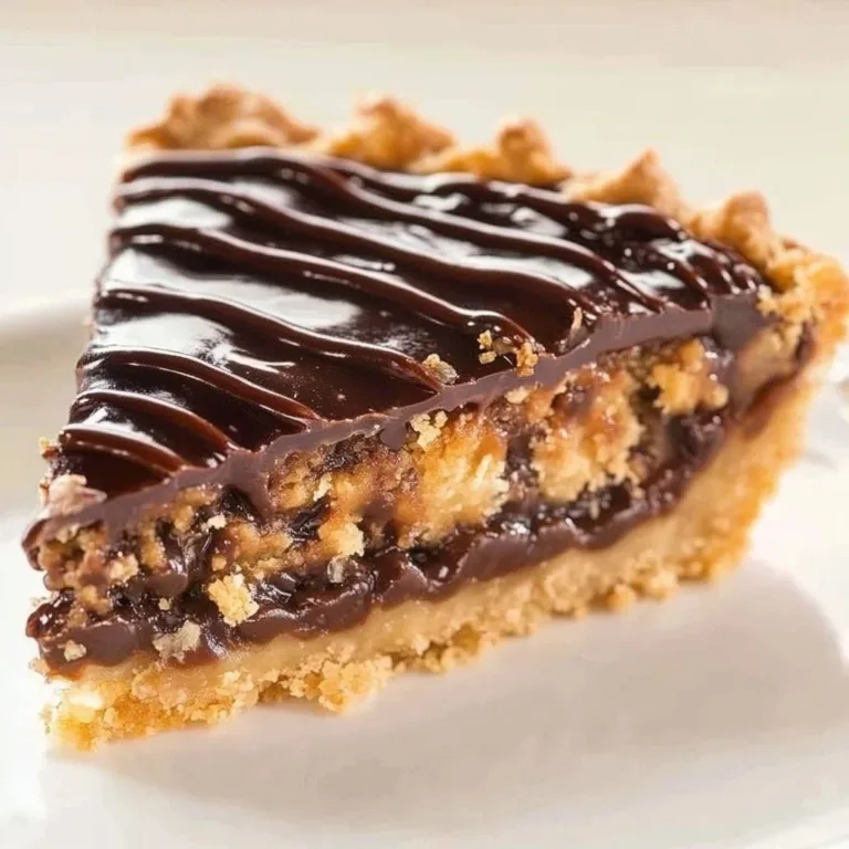 Samoa Pie with chocolate, coconut, and caramel layers