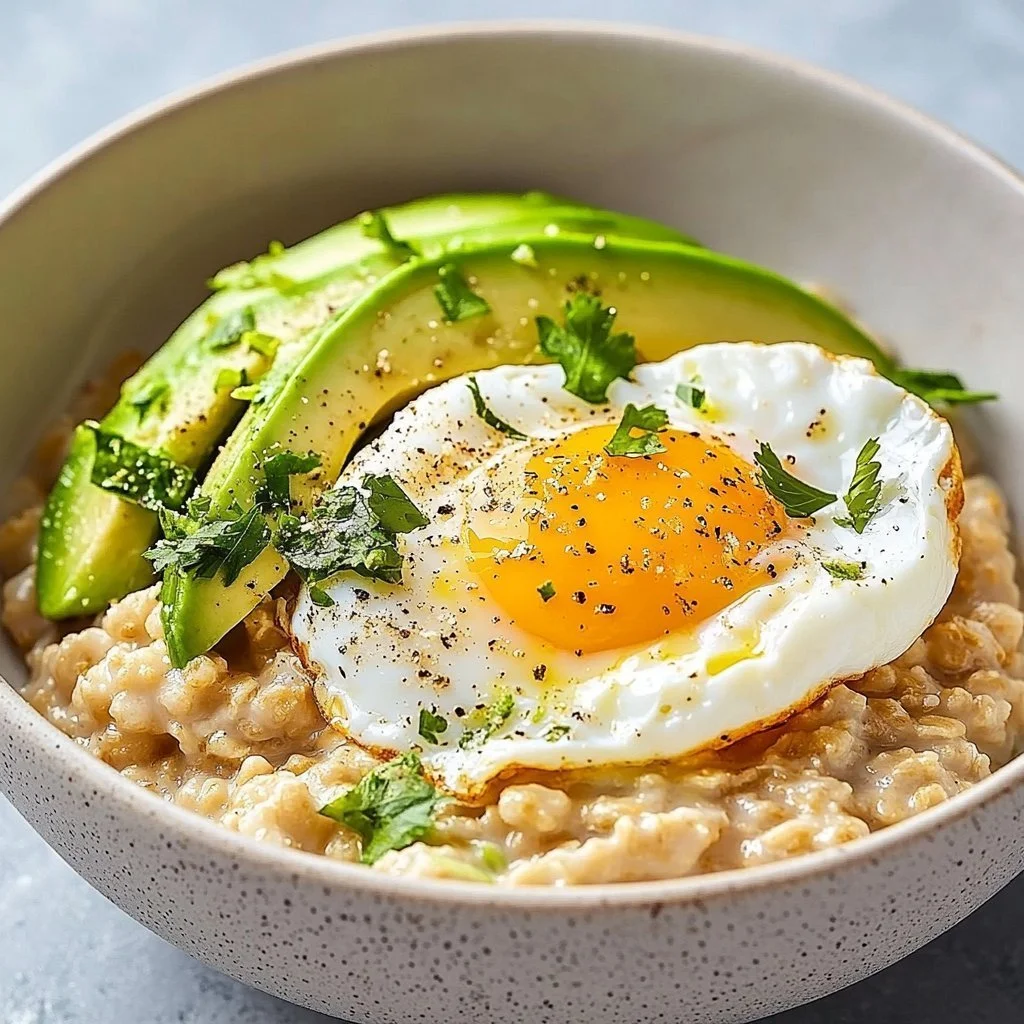 Savory Avocado Oatmeal