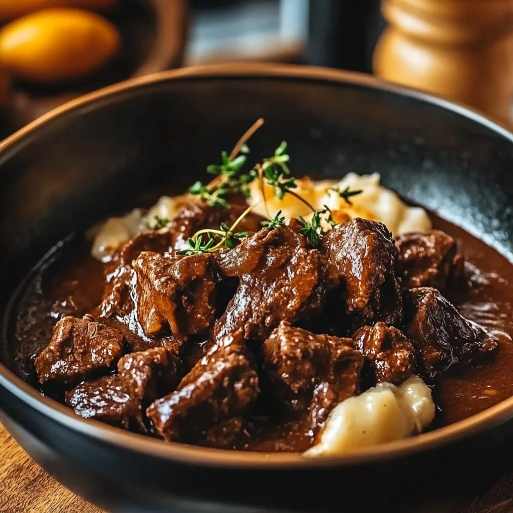 Slow Cooker Beef Manhattan