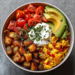Delicious Southwest Spice Green Chile Bowl with fresh ingredients