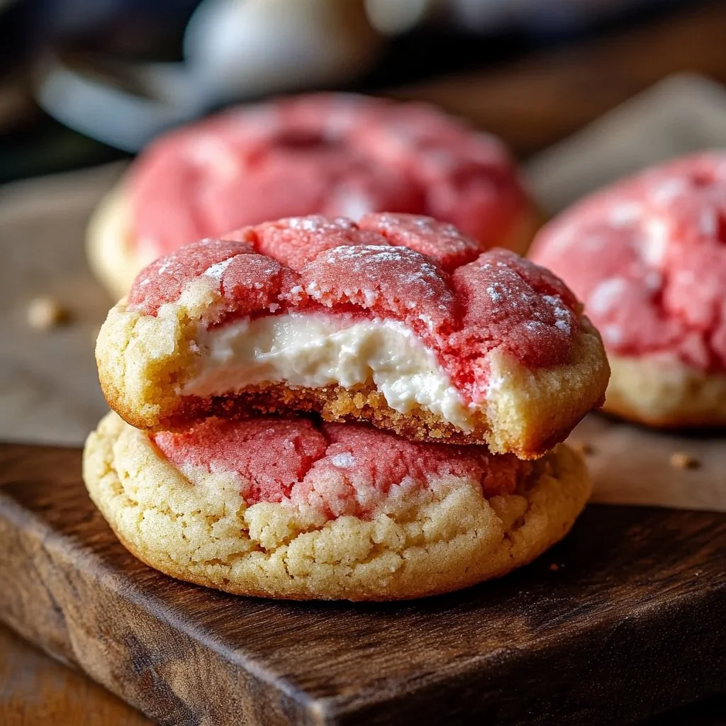Strawberry Cheesecake Cookies