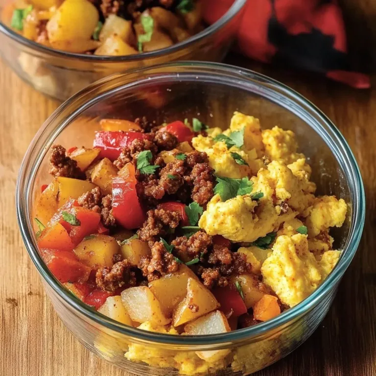 Delicious Tex-Mex protein breakfast bowls with eggs, beans, and avocado.