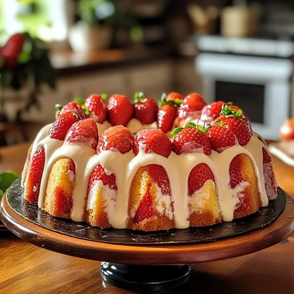 The Ultimate Strawberry Cream Cheese Pound Cake for Any Occasion