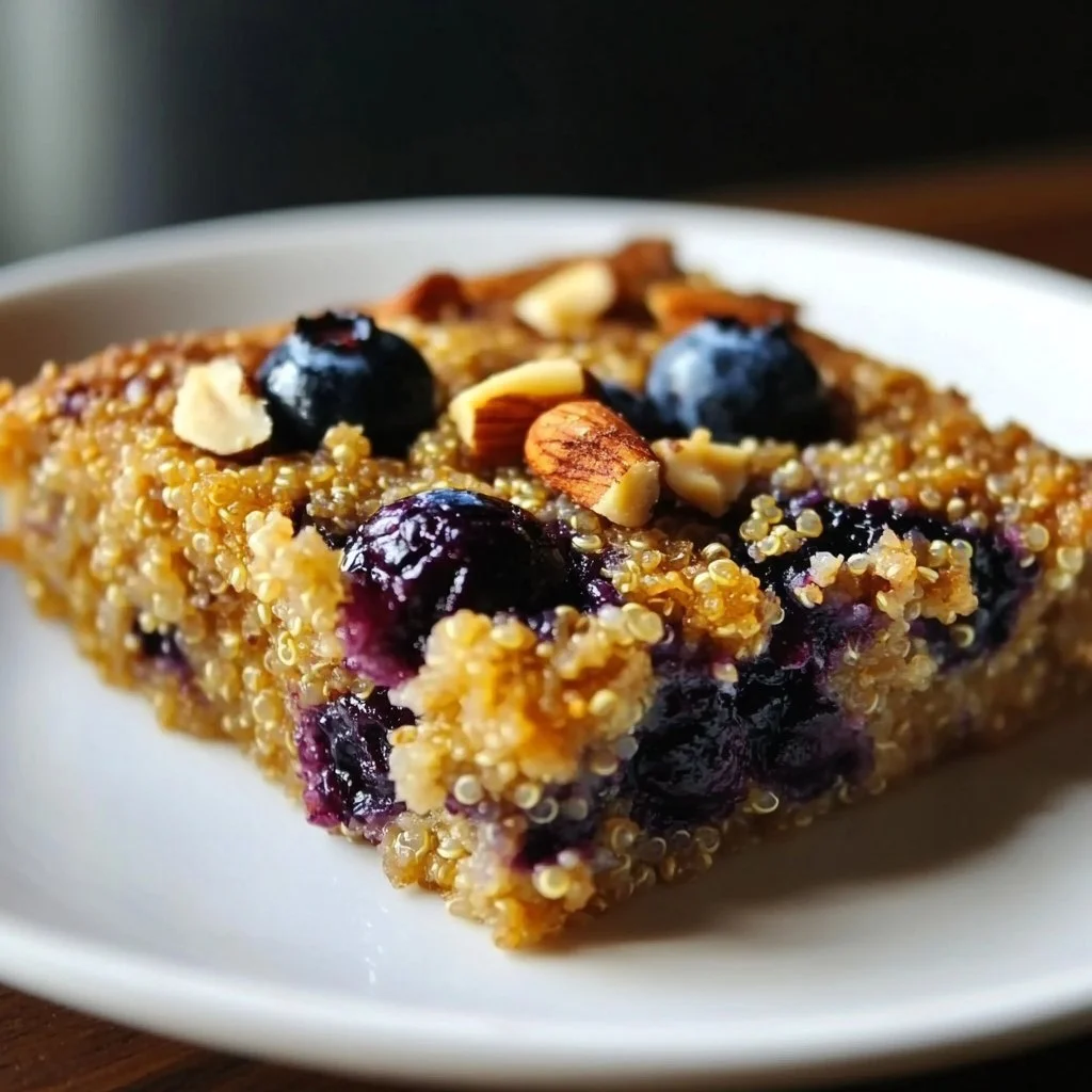 Wholesome Blueberry Quinoa Breakfast Bake
