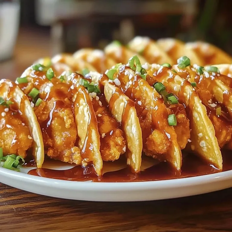Delicious Chicken Wonton Tacos from Applebee's served with fresh ingredients.