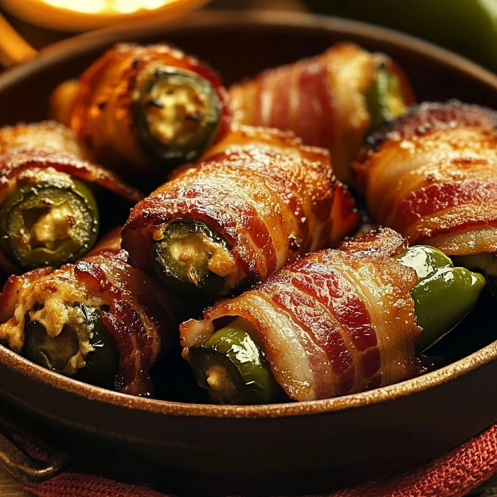 Bacon Wrapped Jalapeno Poppers