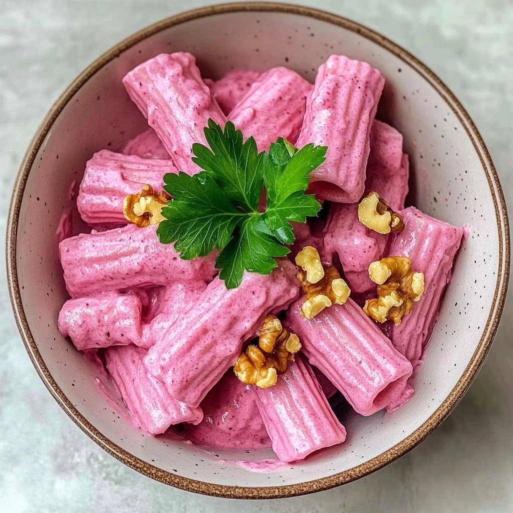 Quick Valentine's Day Pink Pasta