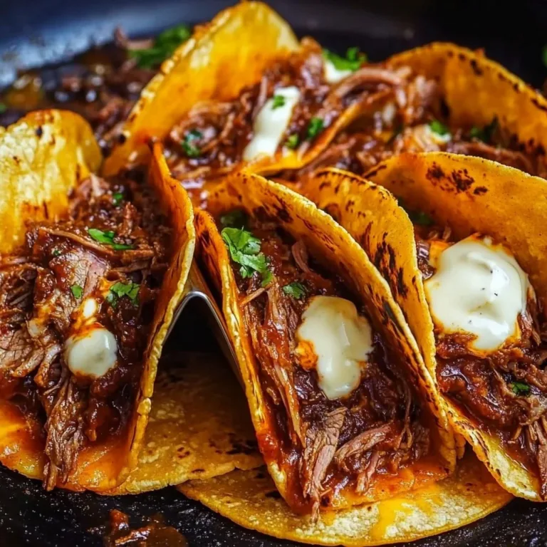 A plate of birria tacos topped with melted cheese, showcasing the best cheese for birria tacos.