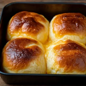 Cheese Egg Cloud Keto Bread fresh out of the oven, low-carb and delicious