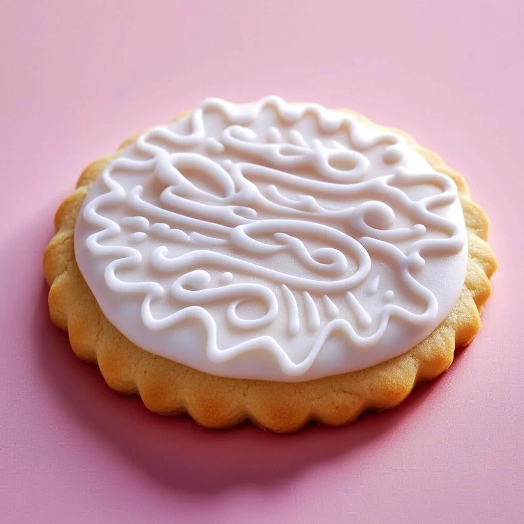 Classic sugar cookie icing in a bowl ready for decorating cookies