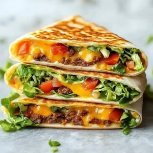 Delicious Keto Crunchwraps prepared for a guilt-free meal option