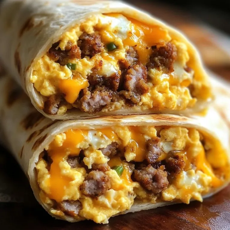 Delicious homemade freezer breakfast burritos ready to be warmed and enjoyed.