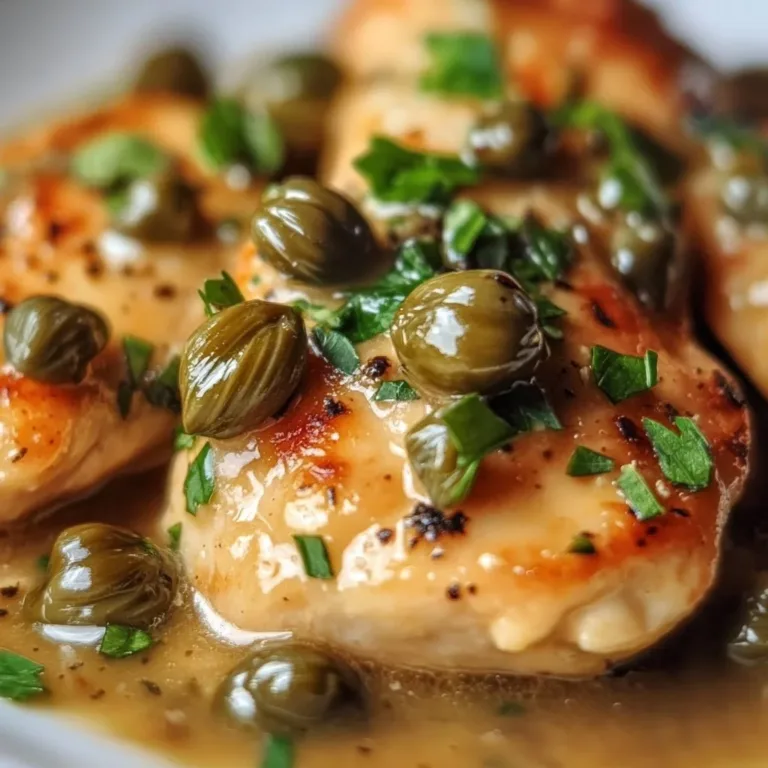 Gordon Ramsay's Chicken Piccata served with lemon and capers.