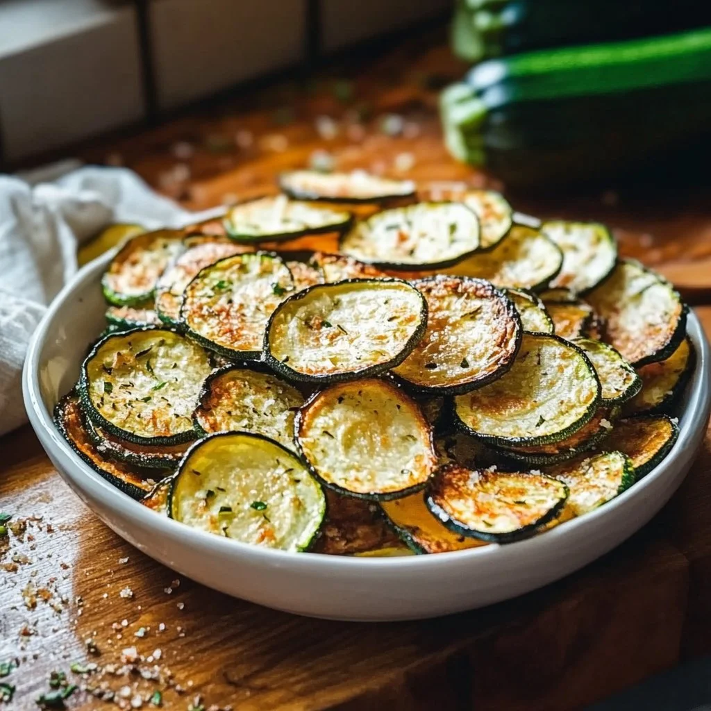 Oven-Baked Zucchini Chips