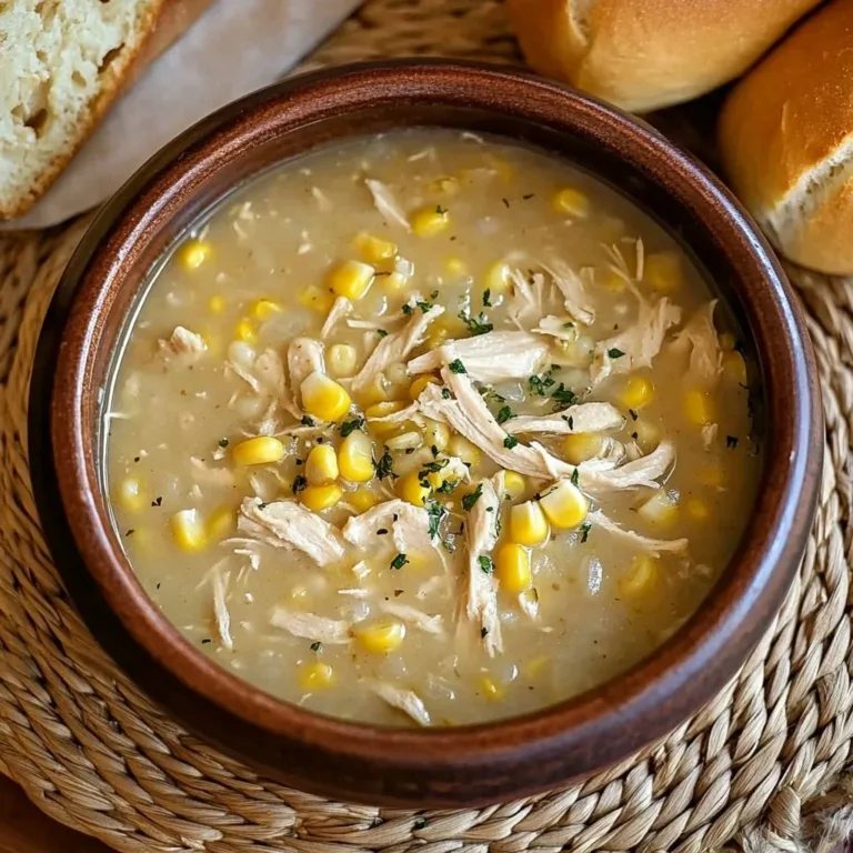 Delicious bowl of Pennsylvania Dutch Chicken Corn Soup with fluffy dumplings