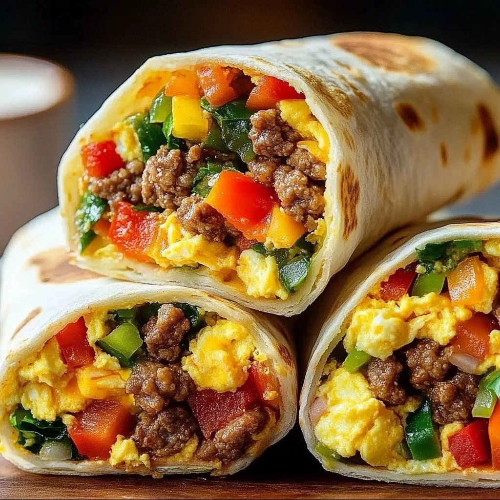 Protein-Packed Breakfast Burritos Ready to Freeze & Reheat