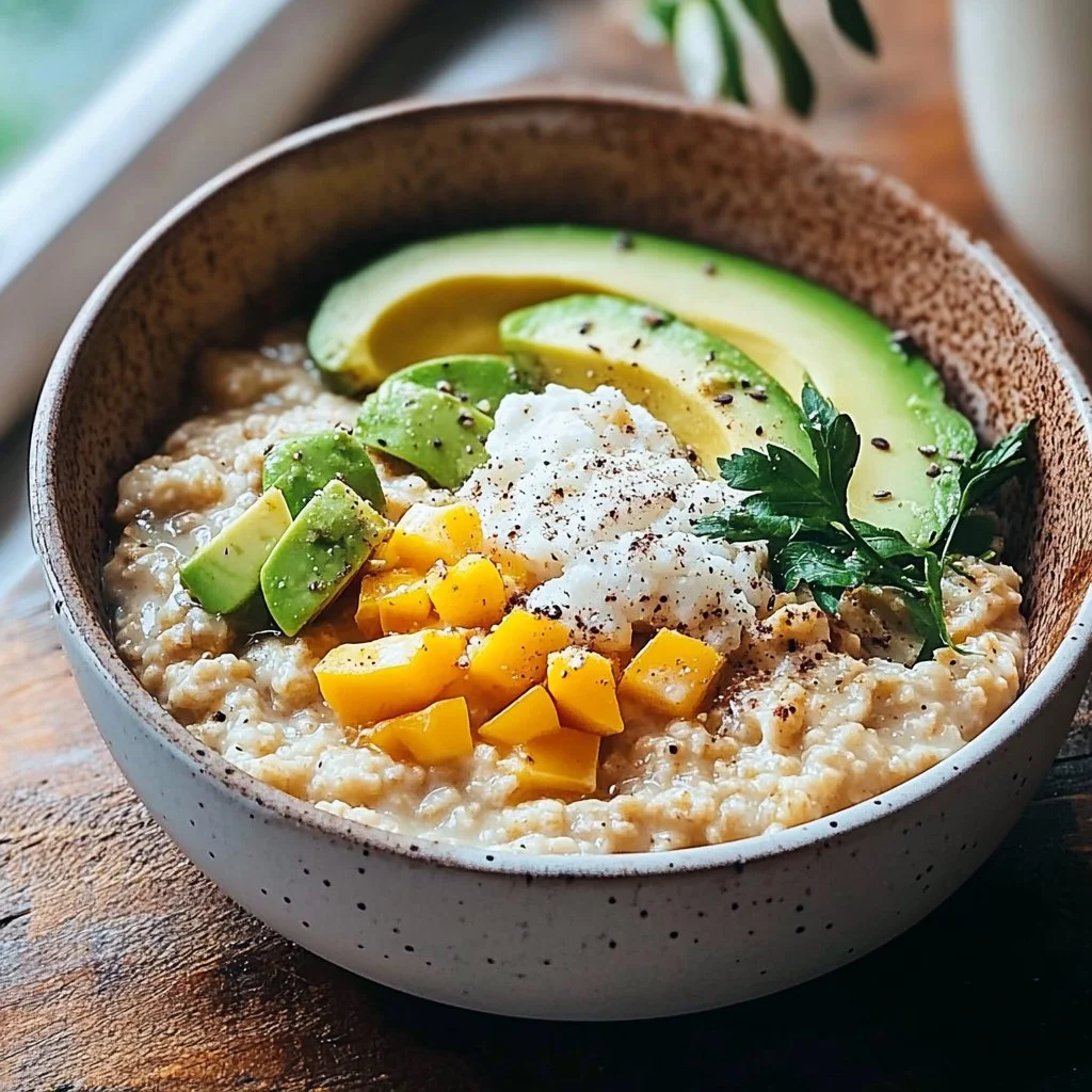 Savory Avocado Oatmeal
