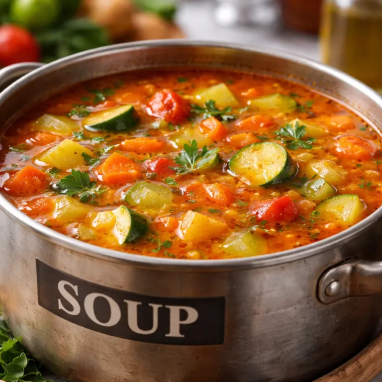 Healthy bariatric pouch reset soup, ideal for weight loss and nutrition.