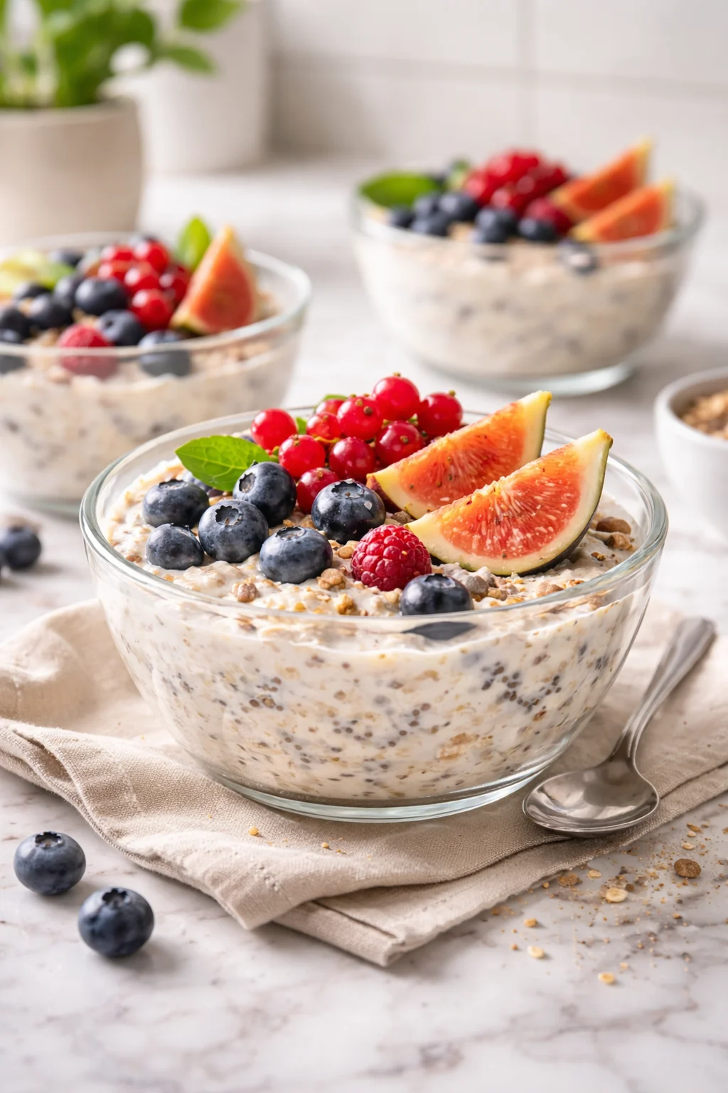 kefir overnight oats