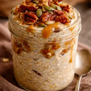 Oat lime cinnamon water for weight loss blended drink in a glass.