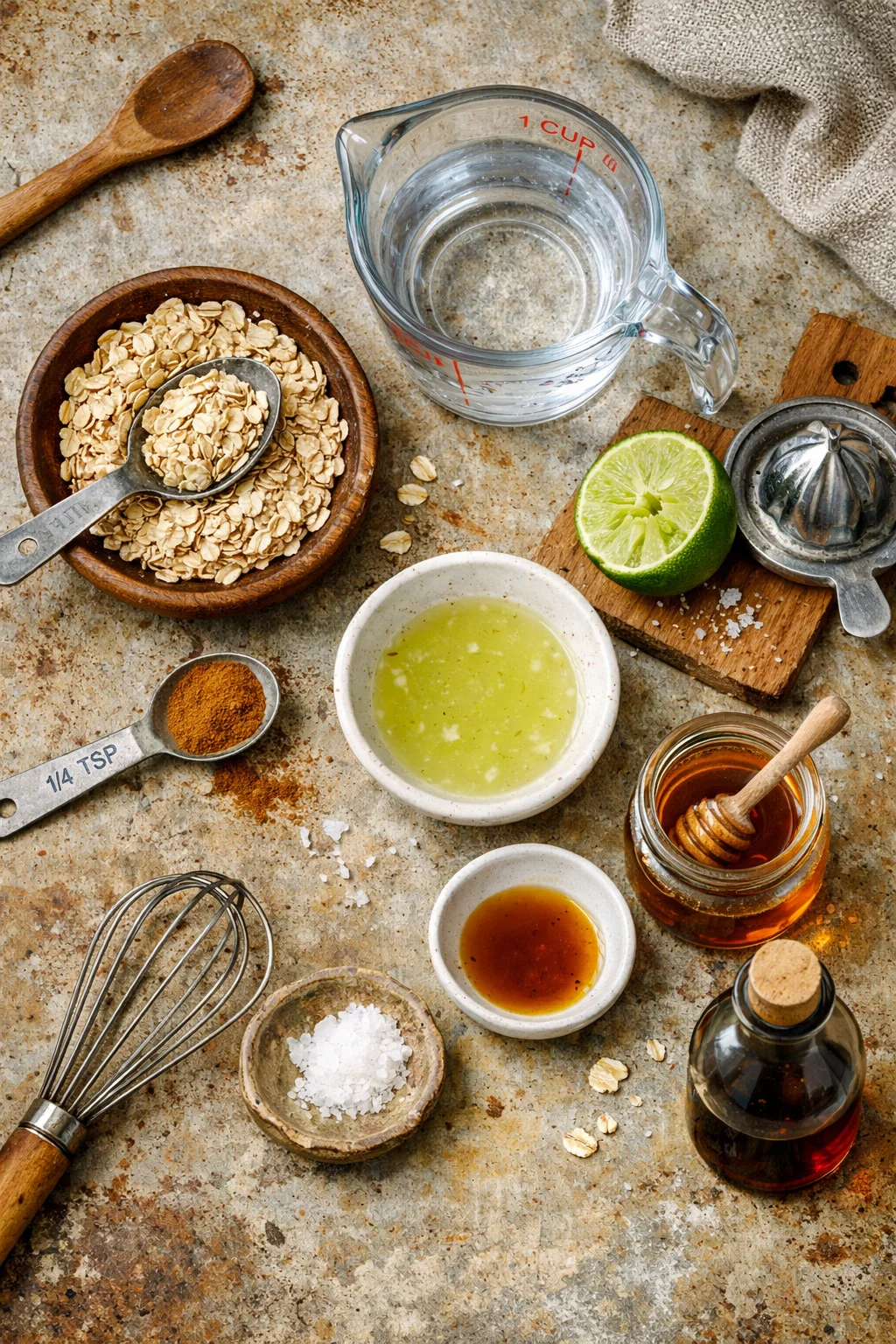 oat lime cinnamon water for weight loss