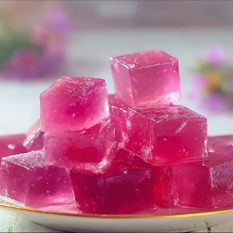 Delicious pink gelatin recipe by Dr. Oz showcasing vibrant dessert.