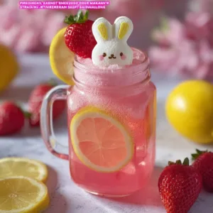 A playful illustration of Drunk Bunny enjoying a whimsical adventure.