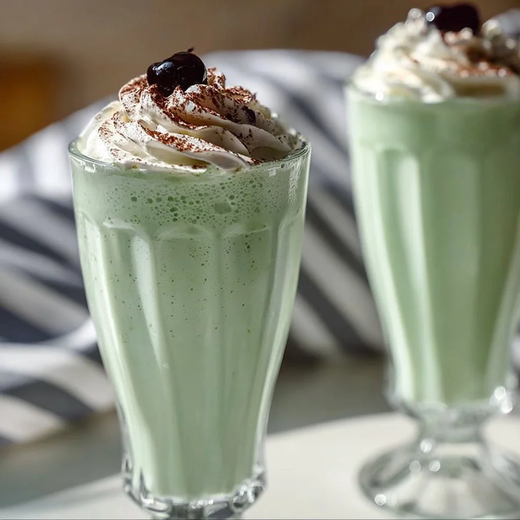 Homemade Shamrock Shakes