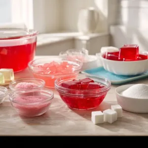 Delicious Keto Jello dessert, perfect for low-carb diets.