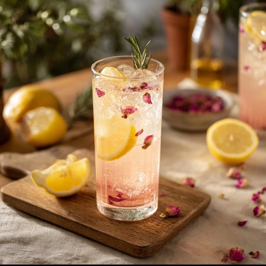 Lemon Rose Mocktail