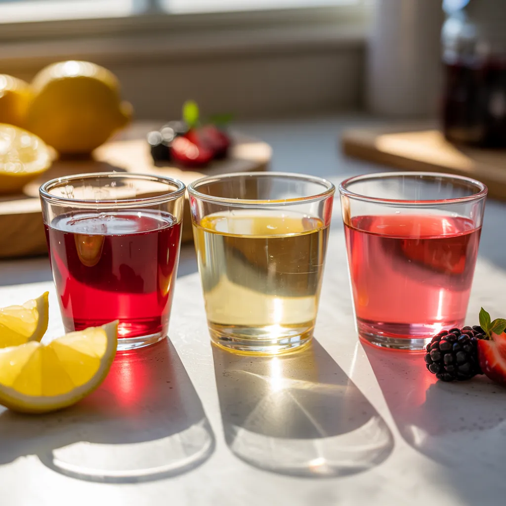 weekly batch of lipojaro jello recipe for weight loss stored in mason jars in refrigerator