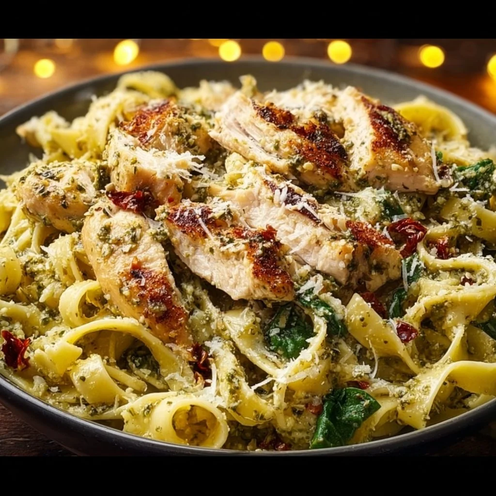 Pesto Pasta With Chicken