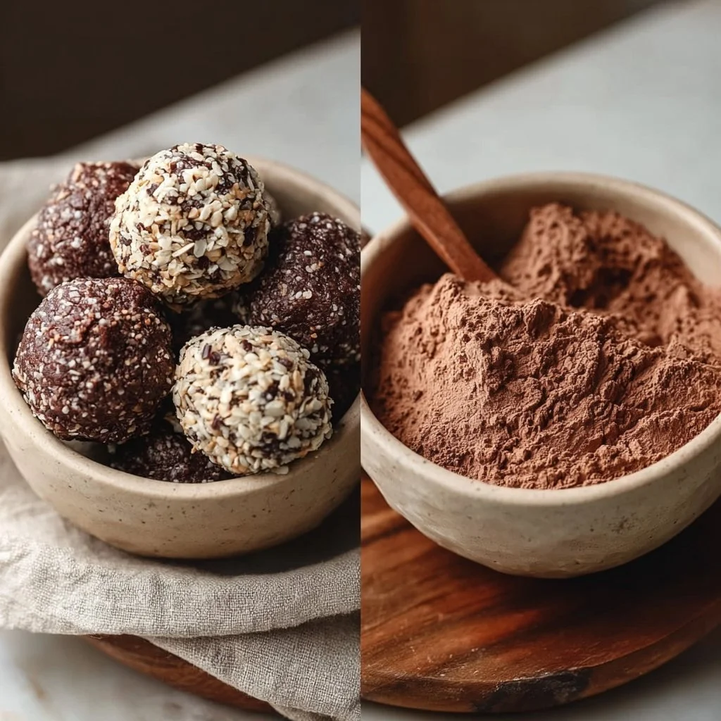 Protein Balls High Protein Low Carb Recipe Card