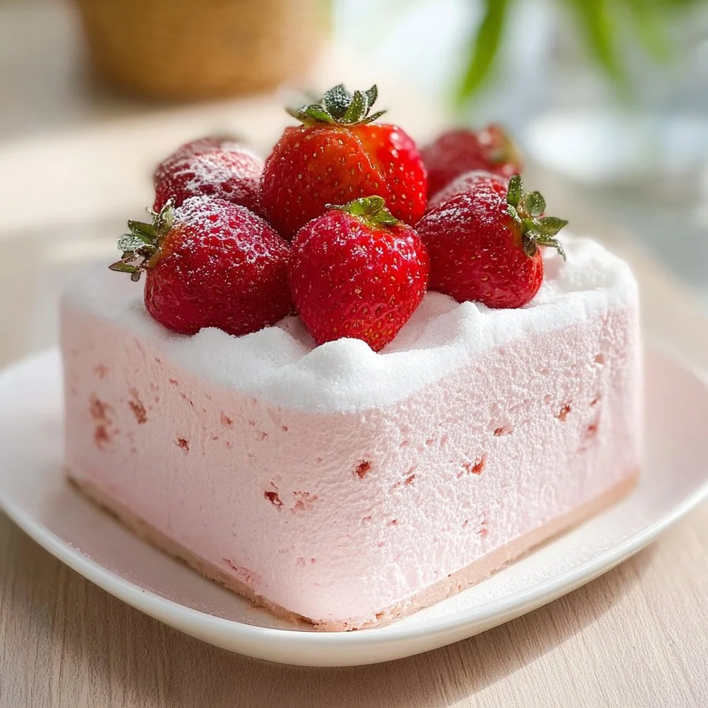 Strawberry Cloud Cake