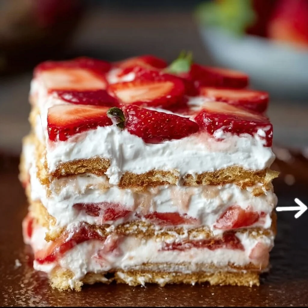 Strawberry Icebox Cake