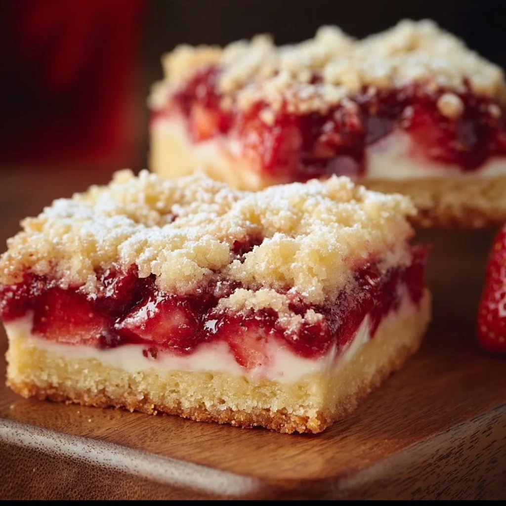 Strawberry Shortcake Bars
