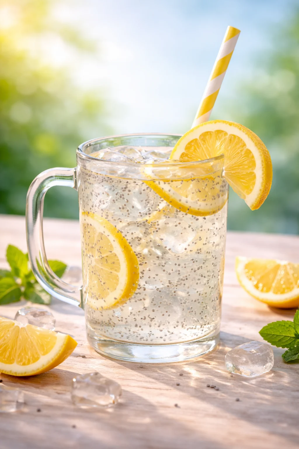 chia seed internal shower drink recipe