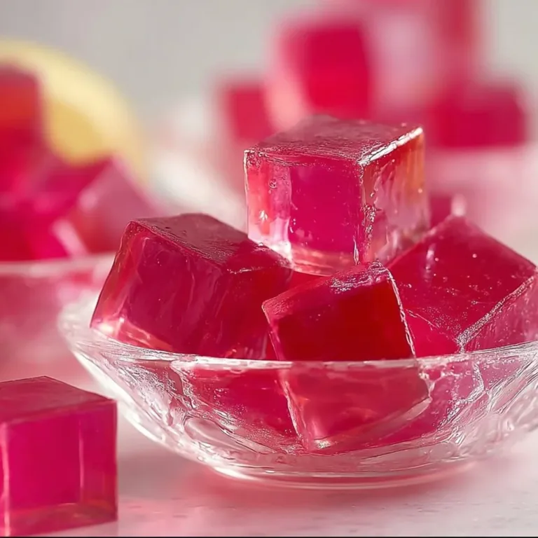 Colorful weight loss jello dessert in a bowl with fruits