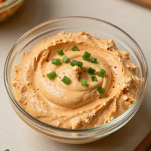 Delicious homemade pimento cheese spread served on crackers