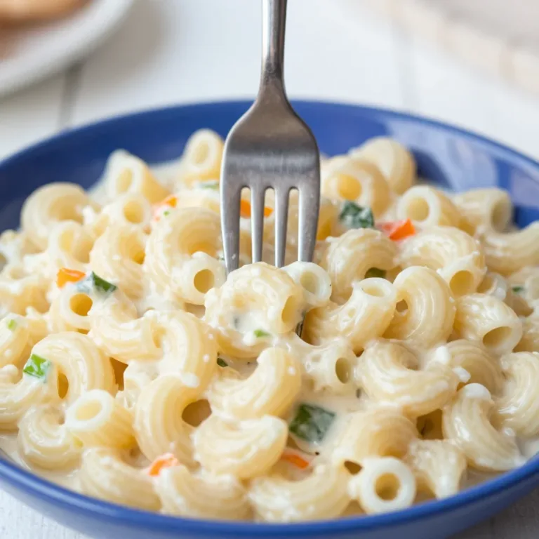Classic Macaroni Hawaiian Salad with fresh ingredients and vibrant colors