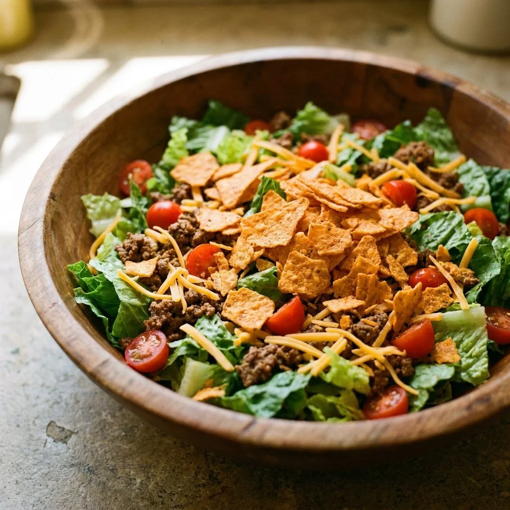 Easy Dorito Taco Salad for Fast Cookout Sides